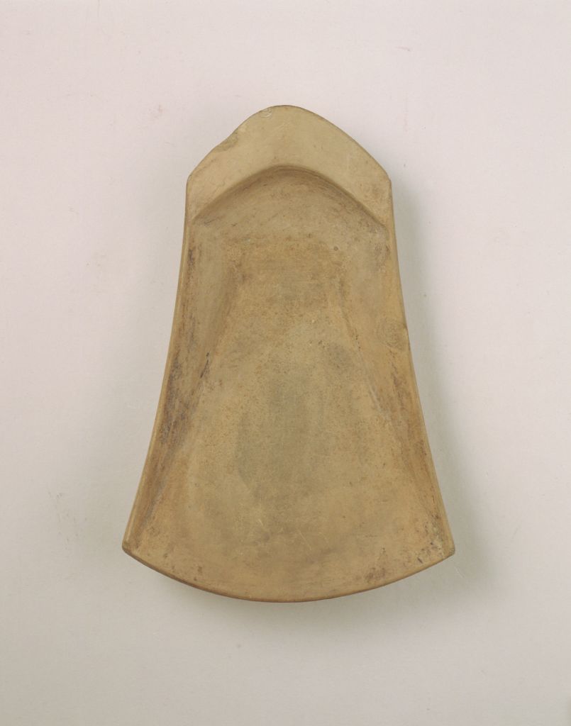 图片[3]-Li Hao’s wind shaped ceramic inkstone-China Archive